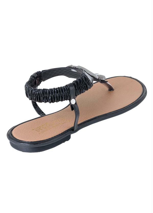 Rasteirinha Preta com Detalhe Metalizado, Preto
Rasteirinha Preta com Detalhe Metalizado, Preto