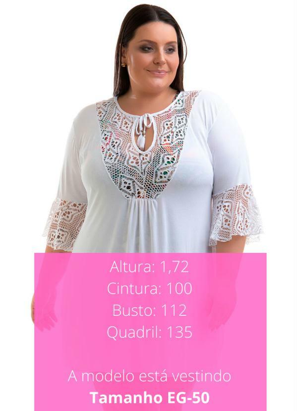 Vestido Plus Size Branco
Vestido Plus Size Branco