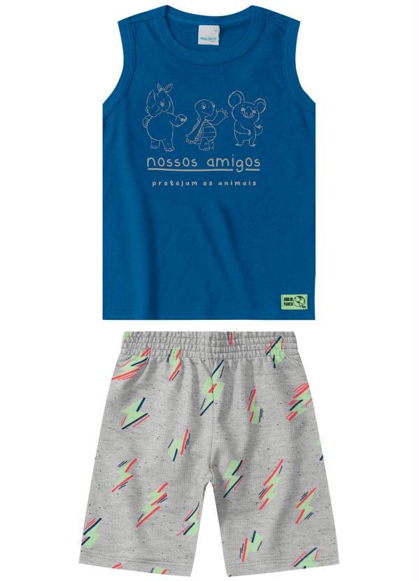 Conjunto Azul Proteja os Animais em Moletinho
Conjunto Azul Proteja os Animais em Moletinho