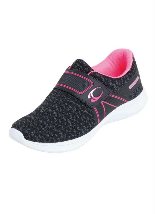 Tênis Slip On Preto com Velcro