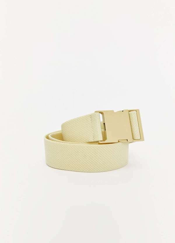 Vista 2 Cinto Feminino Medio em Nylon Amarelo Hering Hering