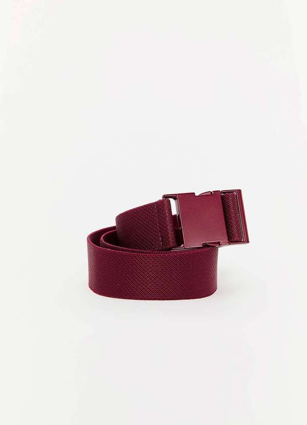 Vista 2 Cinto Feminino Medio em Nylon Vermelho Hering Hering