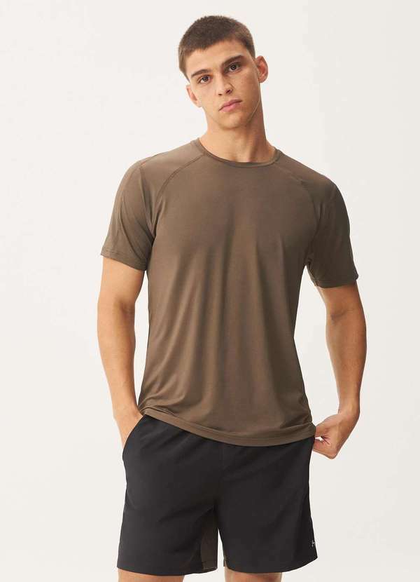 Vista 2 Bermuda Esportiva Masculina Secagem Rapida Preto Hering Hering