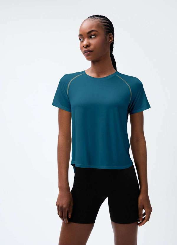 Camiseta Esportiva Feminina Easy Care Verde
