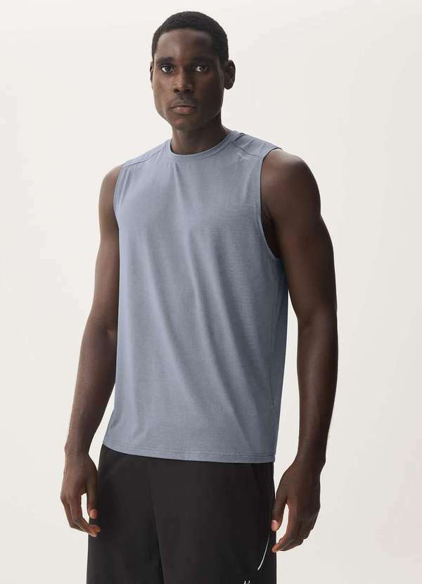 Vista 2 Regata Masculina Esportiva Refletiva Cinza HERING SPORTS HERING SPORTS