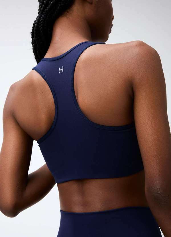 Vista 2 Top Esportivo Feminino Nadador Azul Hering Hering