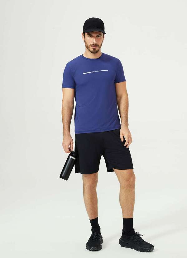 Vista 2 Bermuda Esportiva Basica Masculina Easy Care Preto Hering Hering