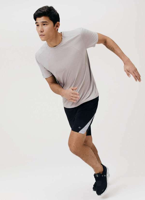 Bermuda Masculina Esportiva Runner Easy Care Preto