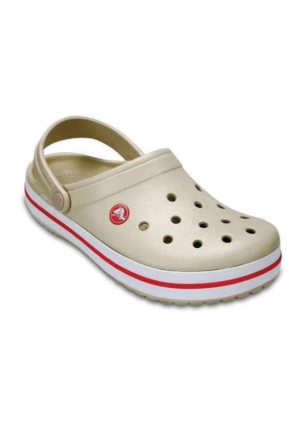 Sandália Clog Crocs Crocband Bege Bege
