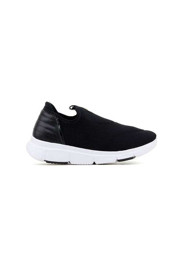 Tênis Feminino Comfortflex Knit Preto Preto