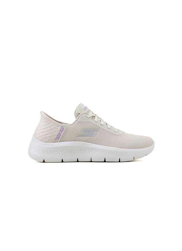 Tênis Feminino Skechers Go Walk Flex Slip-Ins Off White Bege