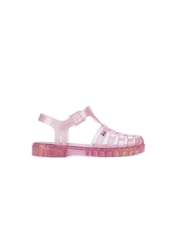 Sandália Infantil Grendene Kids Barbie Duo Rosa Rosa