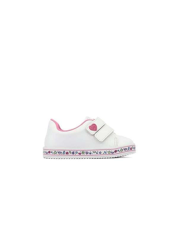 Tênis Infantil Molekinha Bebê Soft Pop Branco Branco