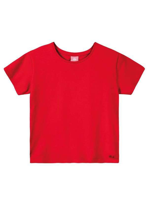 Blusa Bebe Manga Curta Thermo Dry Lilica Vermelho