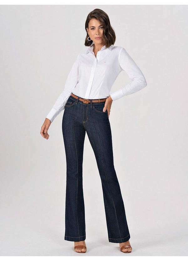 Calça Jeans Flare Eloine Azul