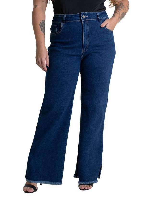 Calça Jeans Sawary Plus Size - 280107 Azul