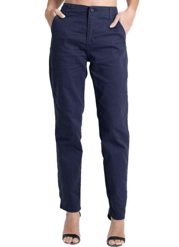 Calça Sarja Sawary Reta - 279827 Azul