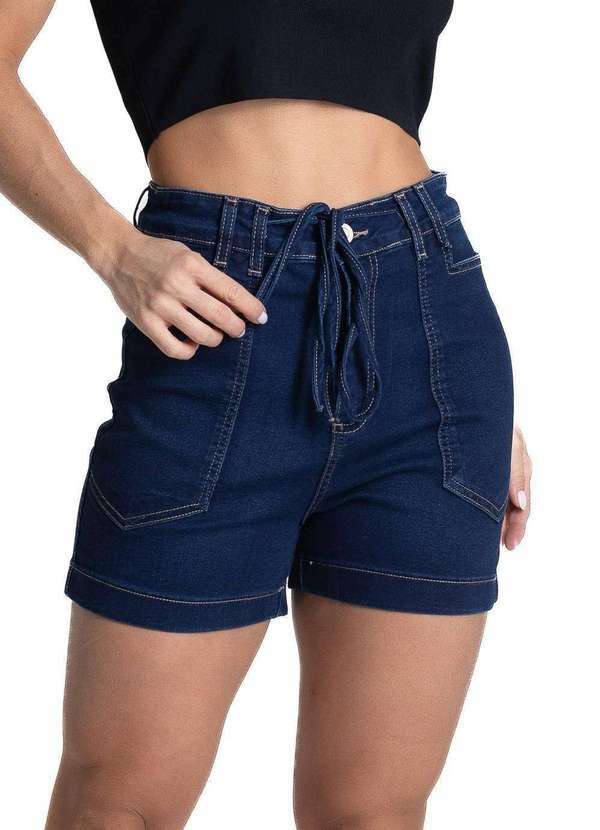 Vista 2 Shorts Jeans Sawary - 282080 Azul Sawary