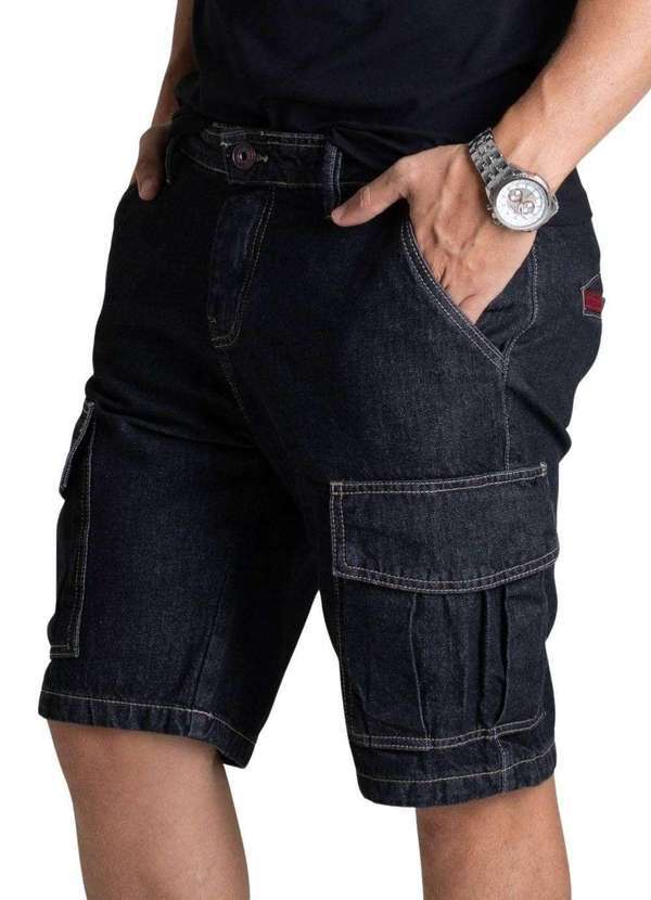 Bermuda Jeans Sawary - 278675 Preto