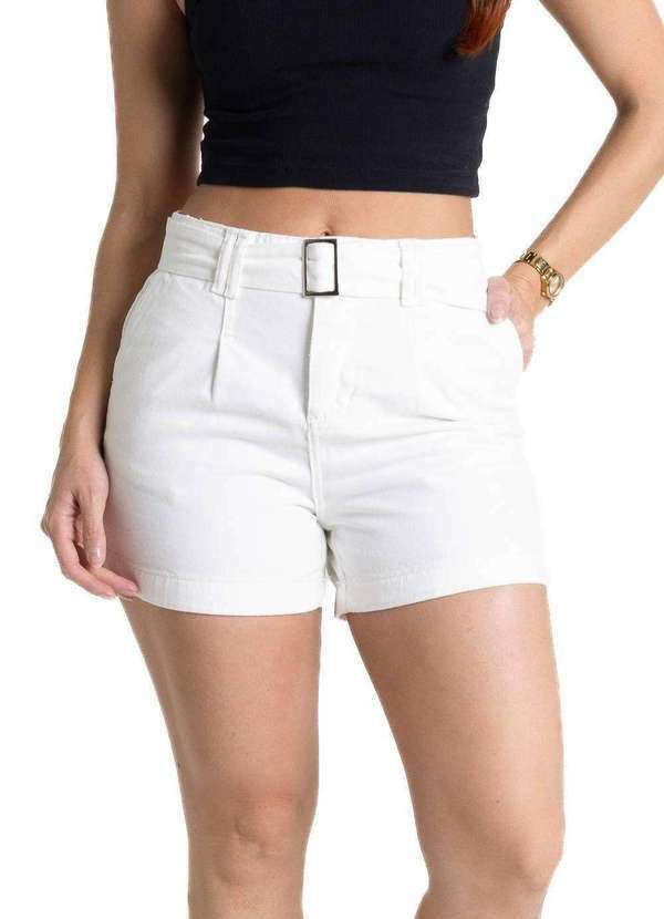 Vista 2 Shorts Sarja Sawary - 278232 Branco Sawary
