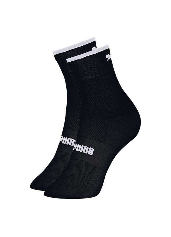 Vista 2 Meia Puma Cano Baixo Sport Feminina Preto Puma