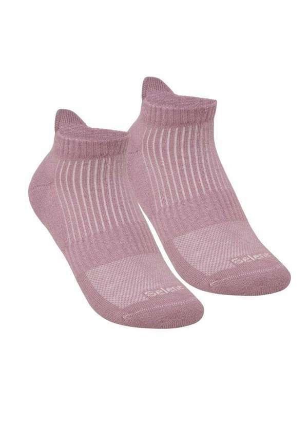 Vista 2 Meia Selene Performance Cano Curto Feminino Rosa SELENE