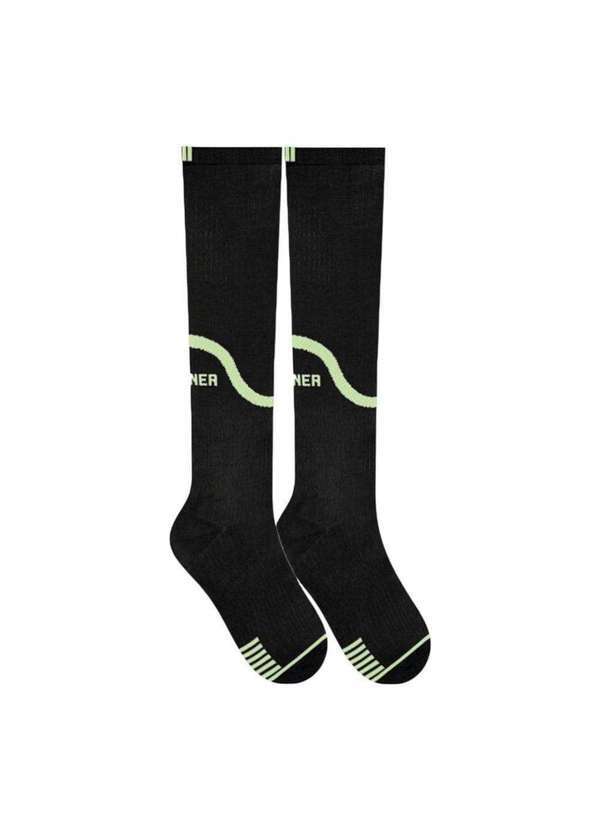 Vista 2 Meia de Compressão Selene 3/4 Esportiva Masculina Preto SELENE