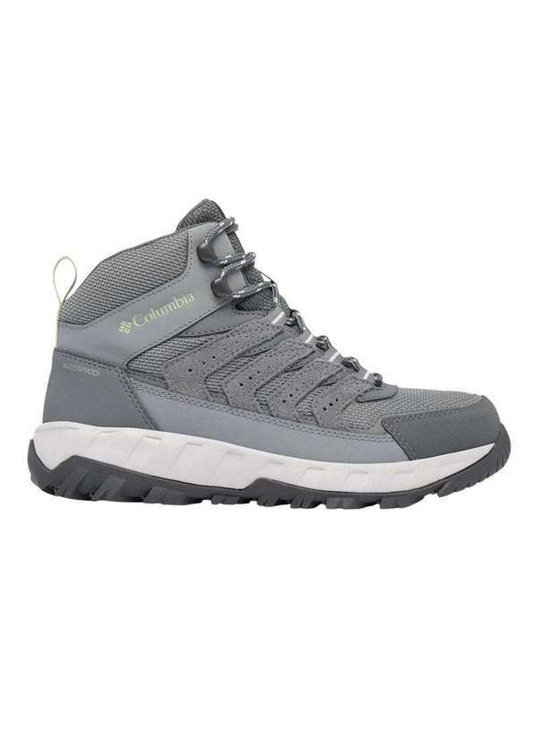Vista 2 Bota Columbia Strata Trail Mid Wp Feminina Cinza Columbia