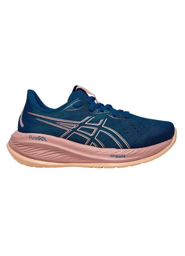 Vista 2 Tênis Asics Gel-Cumulus 26 Feminino Azul ASICS