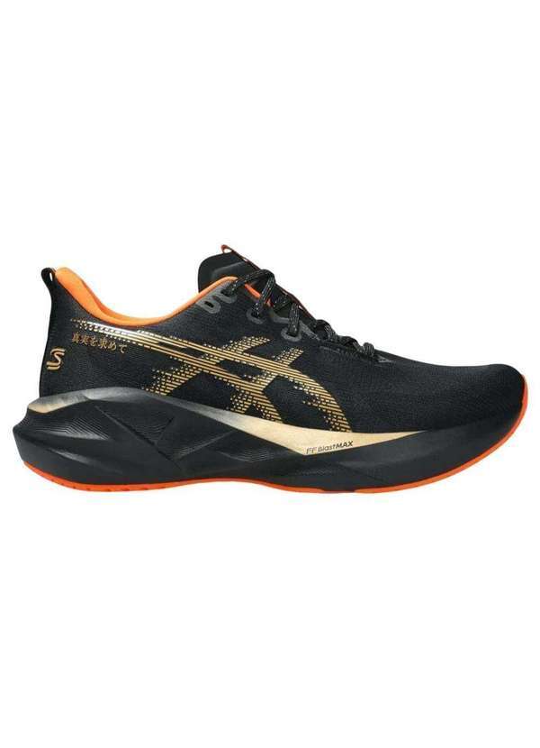 Vista 2 Tênis Asics Novablast 5 Senna Samurai Feminino Preto ASICS