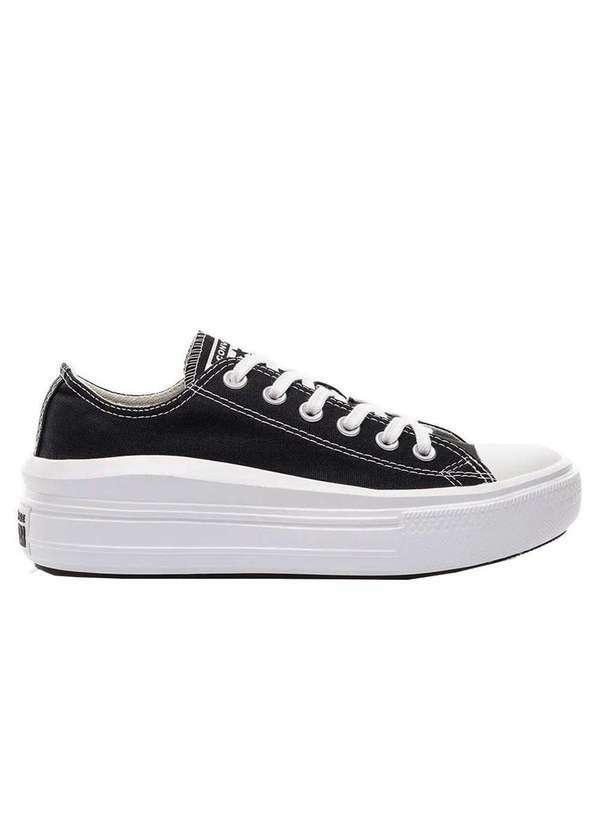Vista 2 Tênis Converse All Star Chuck Taylor Ox Feminino Preto Converse