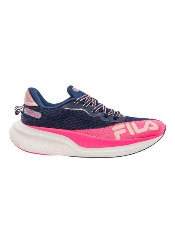Vista 2 Tênis Fila Racer Speedzone Feminino Azul Fila