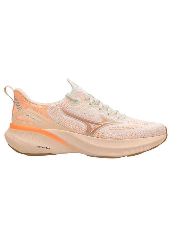 Vista 2 Tênis Mizuno Glow 3 Feminino Laranja Mizuno