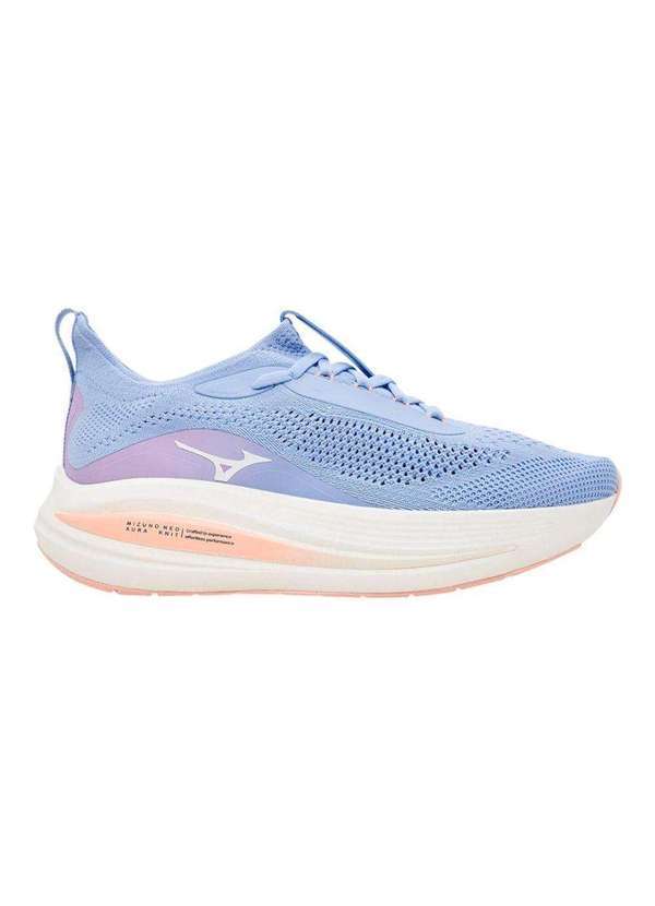Vista 2 Tênis Mizuno Neo Aura Knit Feminino Azul Mizuno