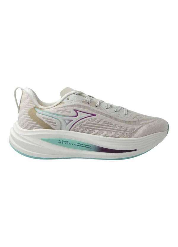 Vista 2 Tênis Mizuno Neo Vortex Feminino Bege Mizuno