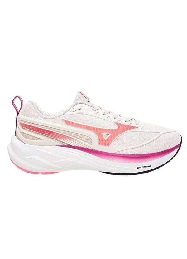 Vista 2 Tênis Mizuno Space 5 Feminino Bege Mizuno