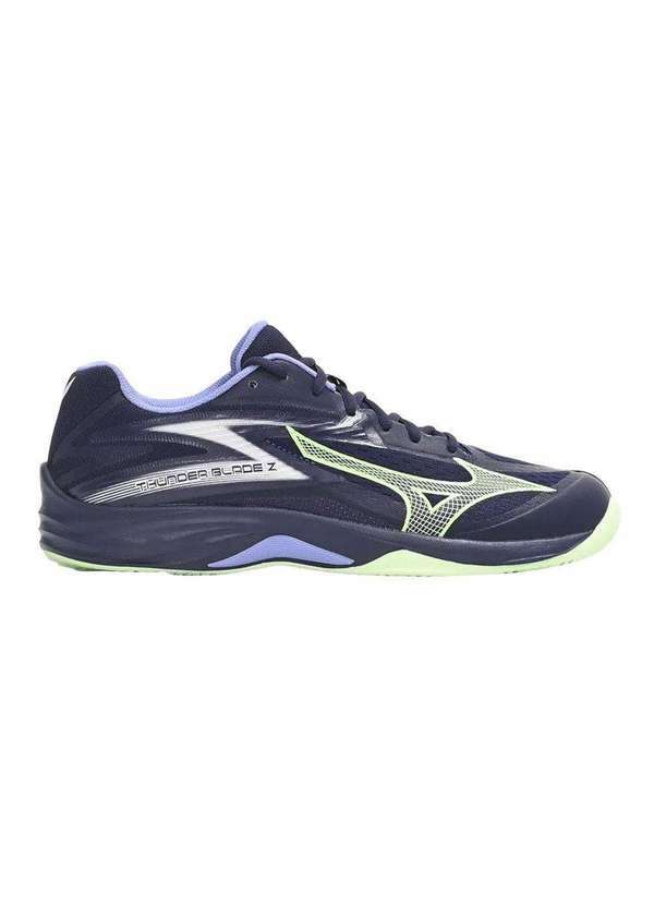 Vista 2 Tênis Mizuno Thunder Blade Z Feminino Azul Mizuno