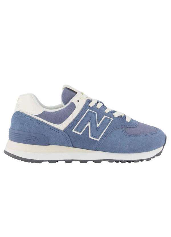 Vista 2 Tênis New Balance 574v2 Feminino Azul New Balance