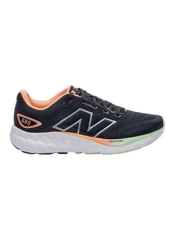 Vista 2 Tênis New Balance Fresh Foam 680v8 Feminino Preto New Balance