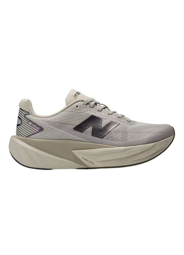 Vista 2 Tênis New Balance Fuelcell Rebel V5 Feminino Bege New Balance