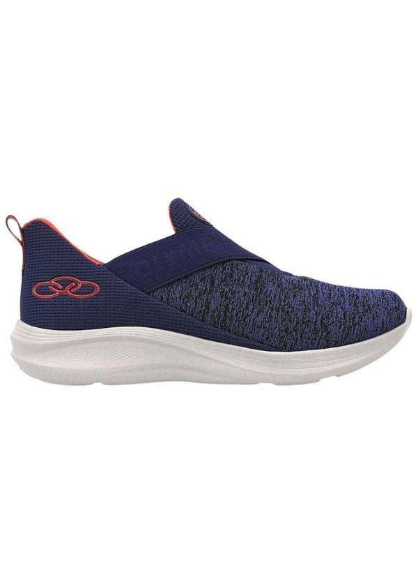 Vista 2 Tênis Olympikus Easy 3 Feminino Azul OLYMPIKUS