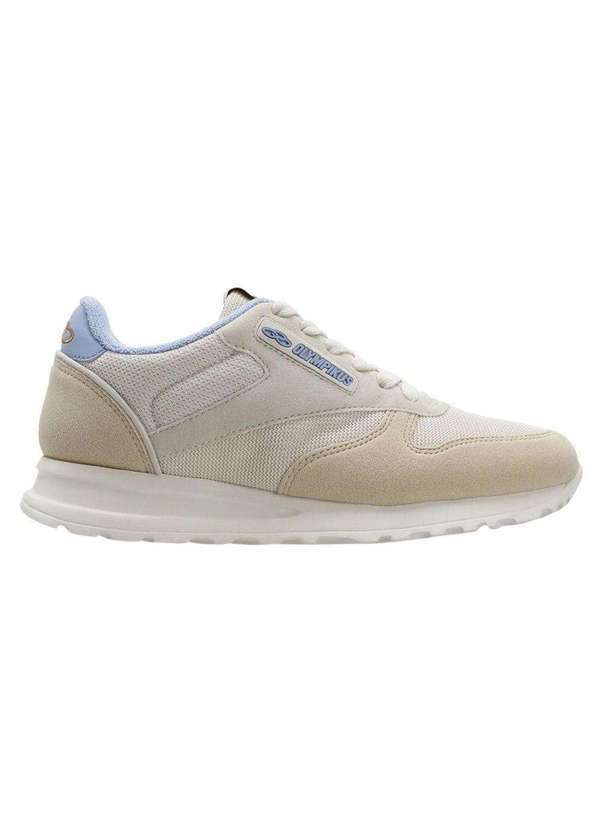 Vista 2 Tênis Olympikus Jogging 101 Se Feminino Bege OLYMPIKUS