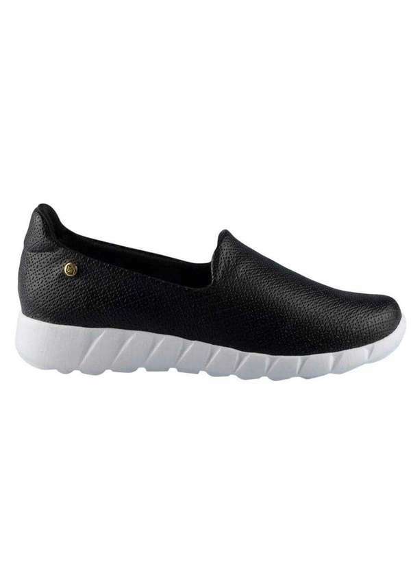 Vista 2 Tênis Piccadilly Fabi Feminino Preto Piccadilly