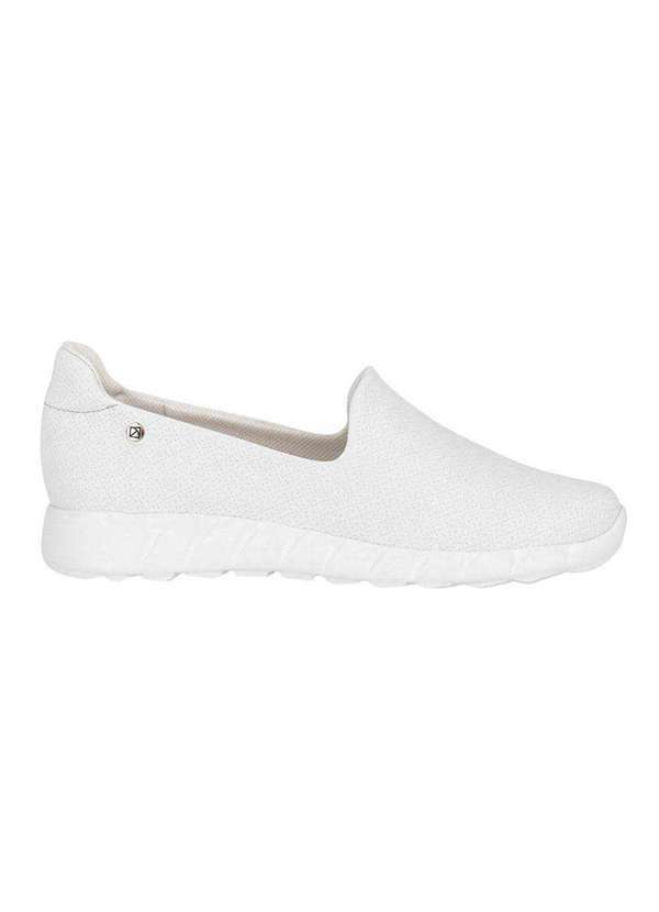 Vista 2 Tênis Piccadilly Fabi Rasteira Feminino Branco Piccadilly