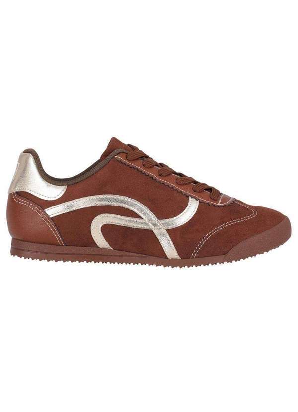 Vista 2 Tênis Piccadilly Kelly Feminino Marrom Piccadilly