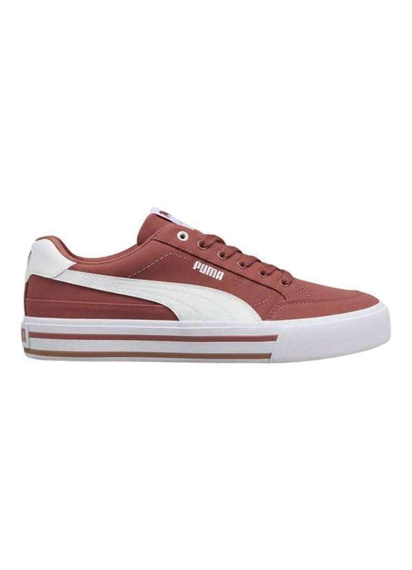 Vista 2 Tênis Puma Court Classic Vulc Fs Feminino Marrom Puma