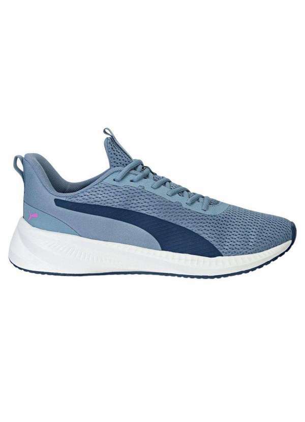 Vista 2 Tênis Puma Flyer Lite 3 Bdp Feminino Azul Puma
