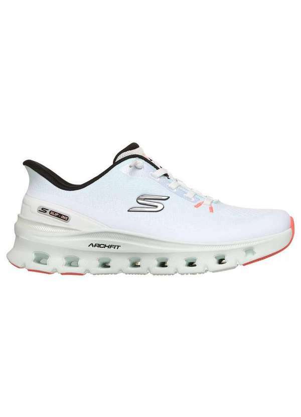 Vista 2 Tênis Skechers Arch Fit Glide-Step Pro Feminino Azul Skechers