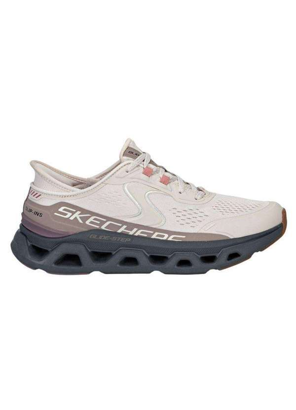 Vista 2 Tênis Skechers Glide-Step Altus Feminino Bege Skechers