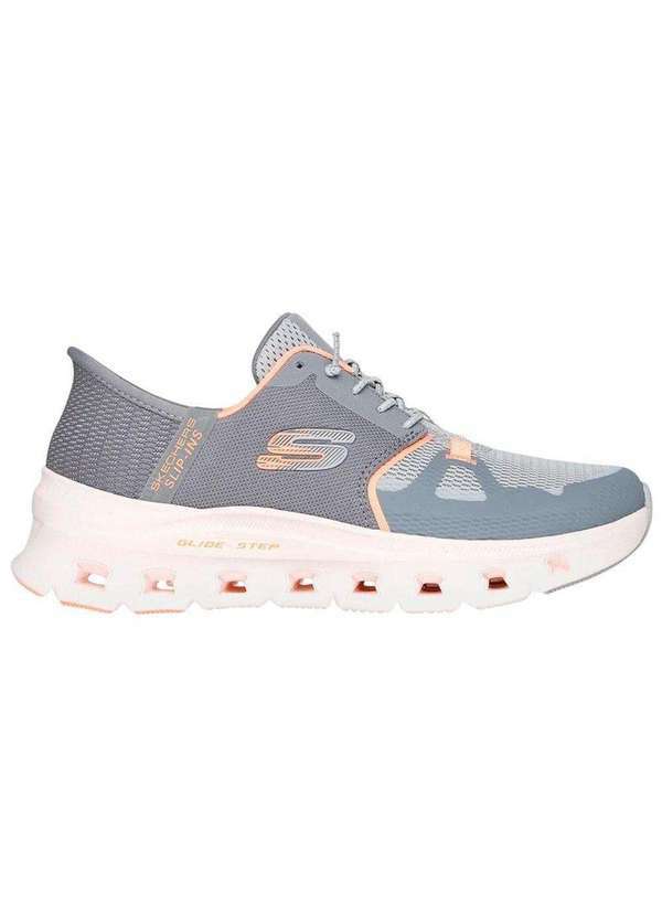 Vista 2 Tênis Skechers Glide-Step Pro Feminino Cinza Skechers